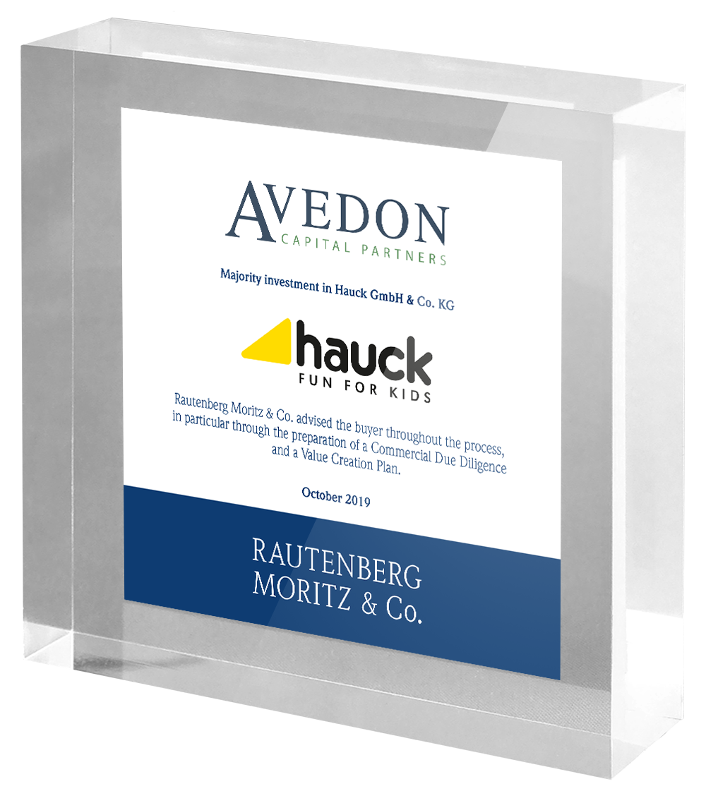 Rautenberg Moritz & Co. berät Avedon bei der Mehrheitsbeteiligung am deutschen Babyausstatter Hauck Gruppe.