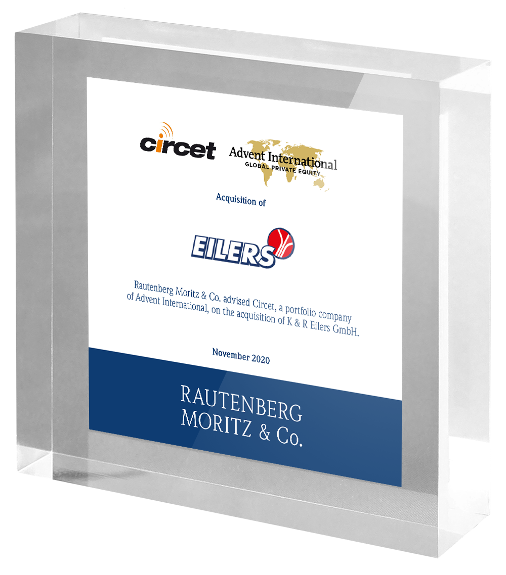 Rautenberg Moritz & Co. advises Circet and Advent International on the acquisition of K&R Eilers.