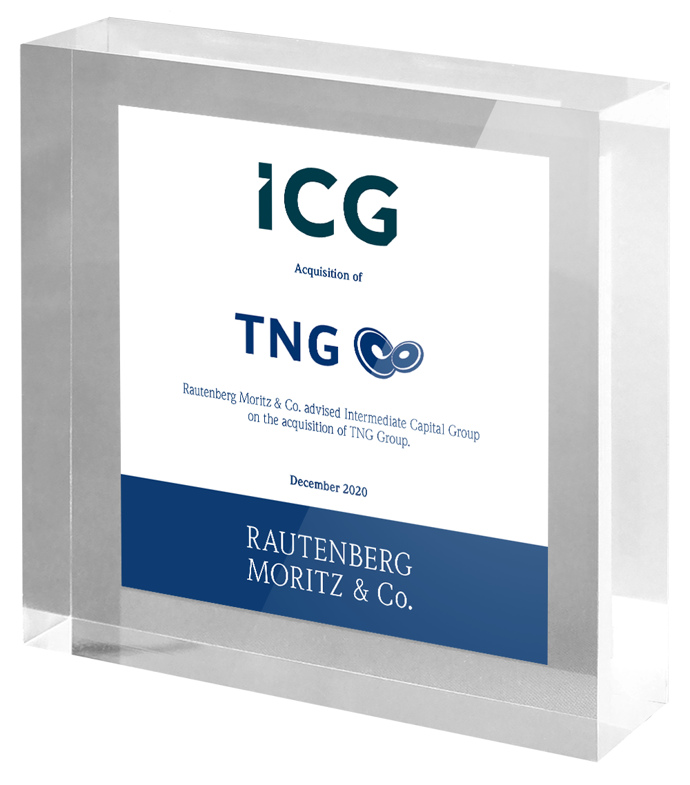 Rautenberg Moritz & Co. advises Intermediate Capital Group (ICG) on the acquisition of TNG Group.