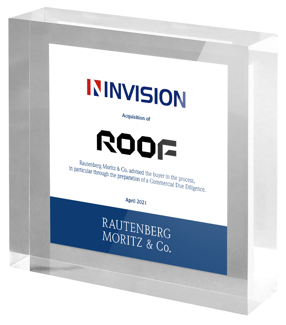Rautenberg Moritz & Co. advises INVISION on its investment in the football player agency ROOF.
